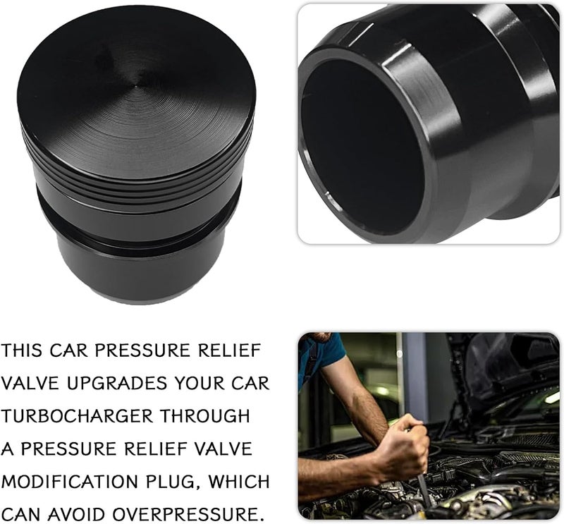 SamWinGear Blow Off Valve for Turbo for Ford 2013-2023 F150 EcoBoost/Raptor 2.7L/3.5L Exhaust Plug Billet Metal Turbo Blow Off Valve Mod Vent to Atmosphere (VTA) Pressure Relief Valves Module Plug - Image 4